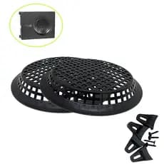 2 Telas proteção para Alto Falante Sub Woofer Panela 8 Pol Profissional plastico
