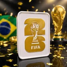 Porta Figurinhas Copa do Mundo 2026 FIFA Premium | Caixa Organizadora para Álbum e Cards Colecionáveis