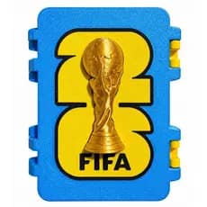 Porta figurinha da copa 2026 com 2 Slots de Figurinhas capacidade de 500 figurinhas
