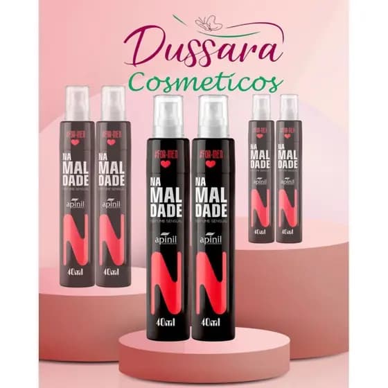 Kit 06 Perfume Spray Perfumado Na Maldade  Evita Odor Apinil -  Distribuidora