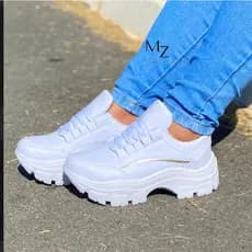 Promoção Limitada: Garanta seu TENIS ADULTO PLATAFORMA FEMININO Sola Tratorada com Desconto Especial