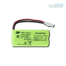 Bateria Para Telefone Fixo Sem Fio  2.4v 600mAh 2 Células AAA GP Universal Plug