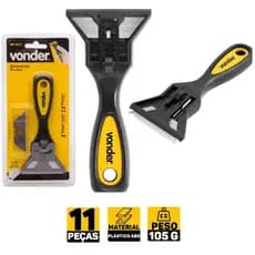 Raspador Plástico Retrátil Com 10 Lâminas ou  20 Lâminas Rp011 - Vonder