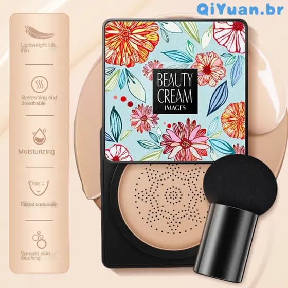 Almofada de cogumelo BB Creme Reparo Corretivo Isolamento Hidratante Brighten Complexion Base Beleza CC Stick