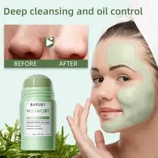 MUGWORT Acne Clay Stick Máscara De Lama 40g Niacinamida Ácido Salicílico Centella Asiatica Melhoria De Refino De Poros F