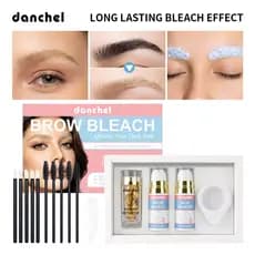 Danchel Brow Bleach Kit Suave Aloe Vera DIY Sobrancelha Lightener Rápido 5 Mins Multiuso Para Sobrancelhas Rosto Corpo C