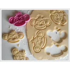 Cortador de Biscoito 3D Pasta Americana Biscuit Macaquinho CT10020