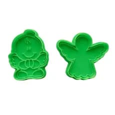 Cortador de Biscoito para Confeitaria e Artesanato Anjinhos Primeira Comunhão Batismo CT11534
