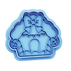 Cortador de Biscoito para Confeitaria e Artesanato Casa de Natal Doce CT11791
