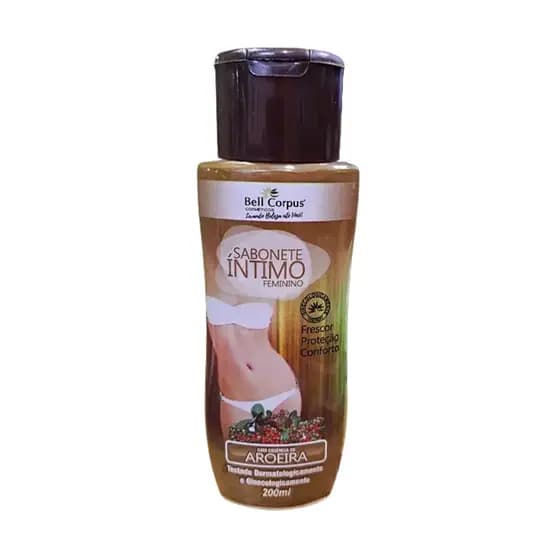 Sabonete Íntimo Feminino Bell Corpus com extrato de Aroeira 200ml