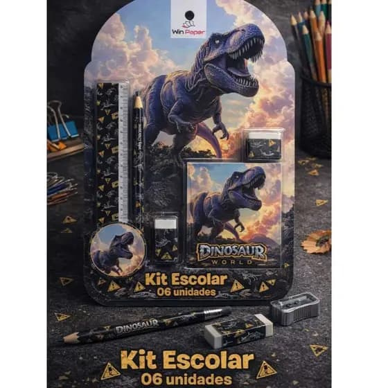 Kit escolar masculino, Kit escolar feminino, Kit de lápis, Kit escolar 2026