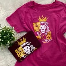 T-shirt Religiosa Feminina T-shirt Gospel para mulheres Blusa Com Estampa Religiosa Para mulheres