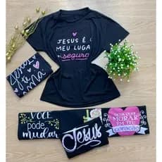 Camisa Religiosa, Blusa Jesus, Blusa Regiliosa Feminina, Blusa Crente