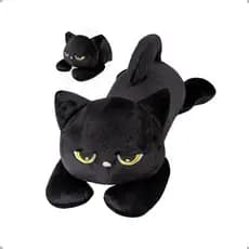 Xuxão Gato Fofinho Gigante 1m Super Macio Pelucia Satin Com Zíper