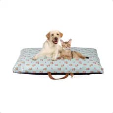 Colchão Pet Estampa Capivara Médio Premium 100% Impermeável Cães E Gatos Lavável