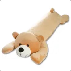Travesseiro Xuxão Corpo Anatomico Animais Pelúcia Dormir Confortável Urso Pelucia