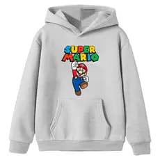 Moletom Infantil Casaco Jogo Super-Ma-rio Filme Video Game