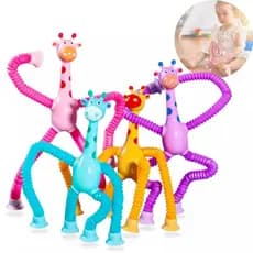 120 Girafas Pop Tubo Estica E Gruda Fidget Toys Viral