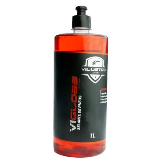 VIGLOSS SELANTE DE PNEU PRETINHO 1L Vilustro