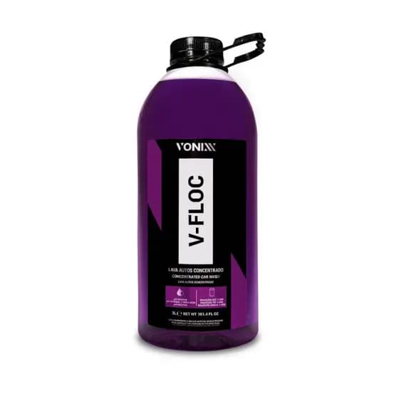 SHAMPOO AUTOMOTIVO LAVA AUTO V-FLOC CONCENTRADO 3L - VONIXX