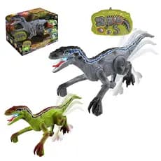 Brinquedo Dinossauro Velociraptor Que Anda Controle Remoto