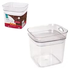 Pote Hermético Resistente Quadrado 580ml Freezer Microondas
