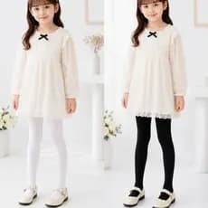 1 pçs de Meia Calça Lisas  PRETO E BRANCO COLORIDOS Infantil Bebê Juvenil - Meia para o Inverno 2 a 14 anos