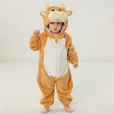 Roupas De Bebê Recém-Nascido Inverno Manga Longa Macacão Infantil Meninos Meninas Bonito Gado Ponto Dos Desenhos Animado