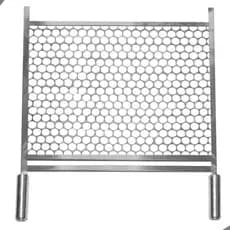 Grelha Moeda 50x40 Inox Com Cabos Revestidos em Alumínio Térmico
