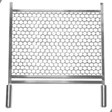 Grelha Moeda Inox 60x40 Com Cabos Revestidos em Alumínio Térmico