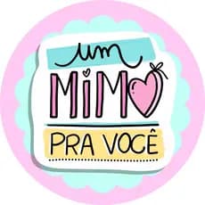 Tag adesivo 1 mimo pra você 3cm - adesivo couchê resistente a água!!! 40 ou 80 unidades