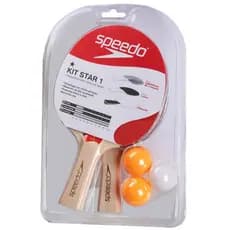Kit Tênis de Mesa Ping Pong Speedo 2 Raquetes e 3 Bolinhas Star 1