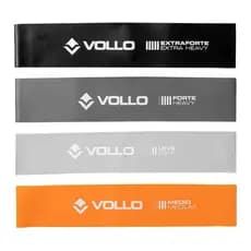 Mini Bands Kit Com 4 Faixas De Exercício Vollo