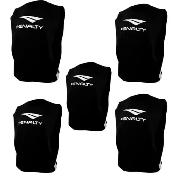 Kit 5 Coletes de Futebol Penalty Juvenil Treinamento