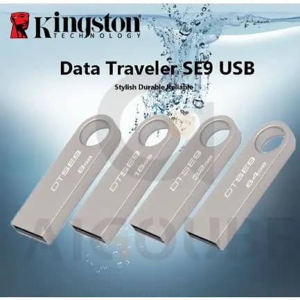 Pendrive Kingston Dtse9H 1GB 2GB 4GB 8GB 16GB 32GB 64GB 128GB - 2.0 USB Flash Drive