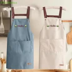 [E2wrwerbss] Avental De Cozinha À Prova D'água De Óleo Conveniente Poeta Chef Homens Mulheres Barista Manicure Aventais