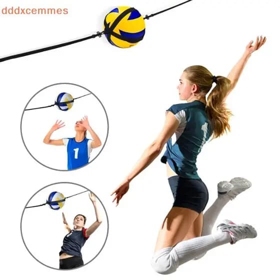 [dddxcemmes] Assistente Prático , Resistente Ao Desgaste , Flexível , Treinador De Prática De Vôlei Para Exercícios , Cinto