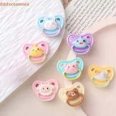 [dddxcemmes] 10 Peças Chupeta De Boneca Adorável , Suprimentos De Casa De Brincar , Mamilos De Manequim Para Bonecas , D