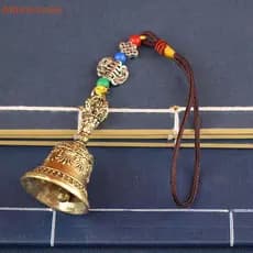 [dddxcemmes] Sino De Cobre Retrô , Sinos De Vento , Artesanato Em Latão Caindo , Ideias De Bronze Tibetano , Pingente