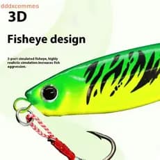 [dddxcemmes] 5 Pcs Jig Iscas De Pesca Baixo Isca Pesos 7/10/15/20/30G Peixe Metal Jigs Água Salgada Gelo Artificial Jigg
