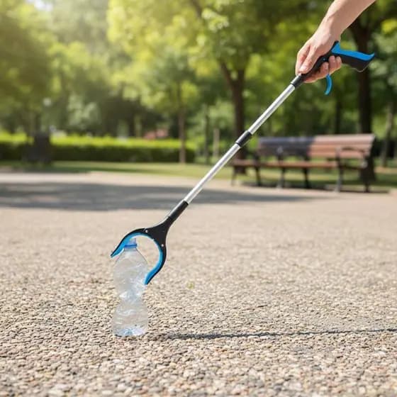 [dddxcemmes] Pinça De Cais De Lixo Ferramenta De Alcance Dobrável Extensível Giratória De 360 Graus Para Picar Em Casa O