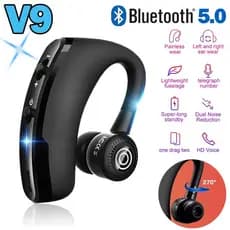 Fone de ouvido sem fio Bluetooth V9 com microfone Para Redução De Ruído De Unidade iOS/Android