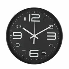 Relogio de Parede 29cm Midnight Luxe com Números Grandes