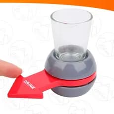 Jogo Roleta Drink Vira Vira Com Copo Game Shot