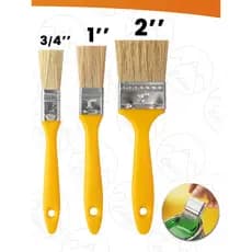 Kit 3 Pincéis Trincha Multiuso Para Construção Pintura Vários Tamanhos