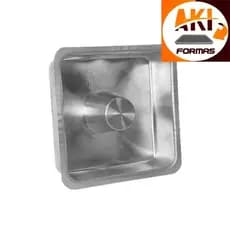 FORMA QUADRADA COM FURO TORTA SUIÇA MED 15X6 CABE NA AIR FRYER DE 4 LT COM NOTA FISCAL (( envelope))