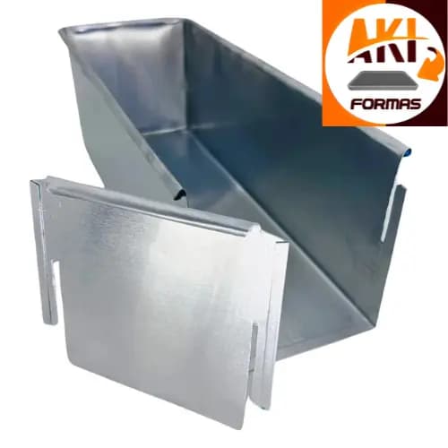FORMA 30X10X10 FRENTE REMOVIVEL DE ALUMINIO (( CAIXA 34X14X14))