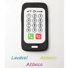 Mordedor Infantil Macio Bebê Celular infantil