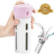 Dispenser Portatil 4 Em 1 Garrafa De Viagem Para Loçao Shampoo Gel Creme