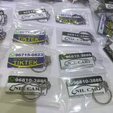 Kit 20 chaveiros personalizados com sua logo